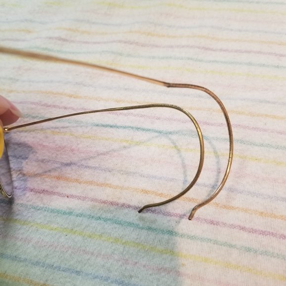 Vintage 12k Gold Filled Artcraft Nokorod Eyeglasses RX Glasses Spectacles Case - Picture 8 of 10